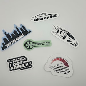 Fa9 Sticker Fast and Furious Sticker Pack - Etsy