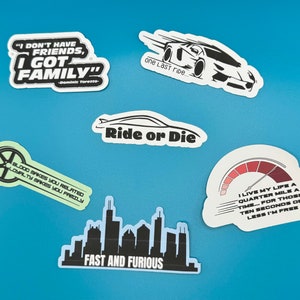 Fast and Furious Sticker Pack