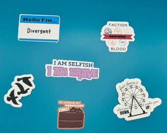 Paquete de pegatinas de Divergente