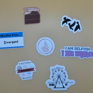 Pakiet naklejek Divergent i Faction