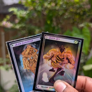 Adesivos holográficos de cartas colecionáveis da Beyoncé