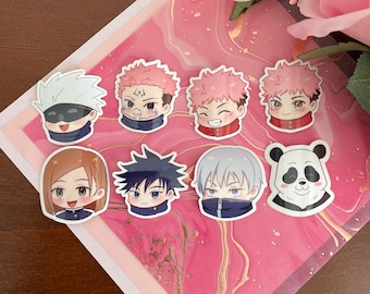 Small Happy Faces | Kawaii Vinyl Glossy Stickers | Waterproof and Dishwasher Safe