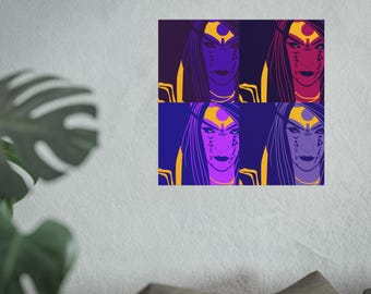 Xal'atath Pop Art Wall Art Poster World of Warcraft