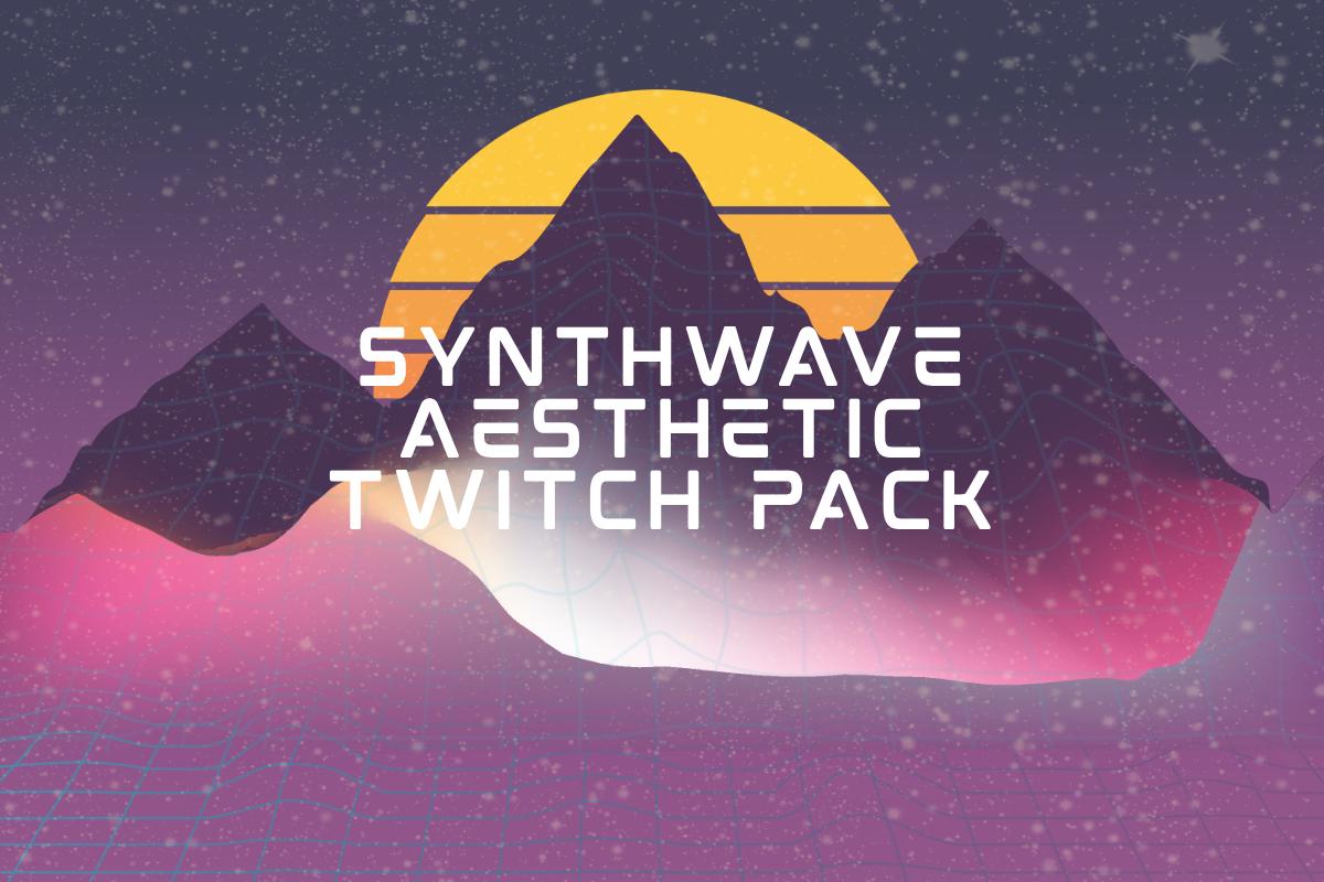 Synthwave Twitch Stream Pack – Retro Neon Graphics - Etsy