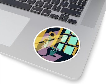 Hallowfall Flowers in a Windowsill Sticker