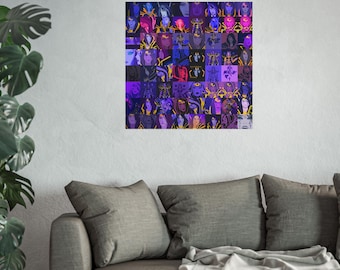 Xal'atath World of Warcraft Illustration Collage Poster