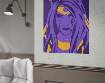 Xal'atath Eclipse Cinematic Art (Purple and Yellow)