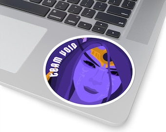 Fantasy Art Sticker – Glossy Vinyl Laptop, Journal Decor