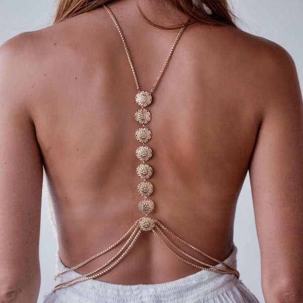 Chaîne de corps, bijoux de corps, chaîne de corps de festival, chaîne de corps vintage, cadeau pour elle, chaîne de corps minimaliste