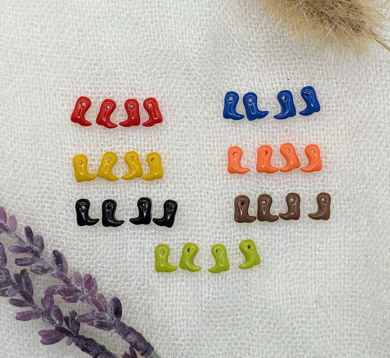 Custom Cowboy Chicken Earrings – Choose Your Boot Color! image 5