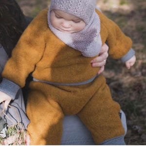 Thick merino wool fleece sweater