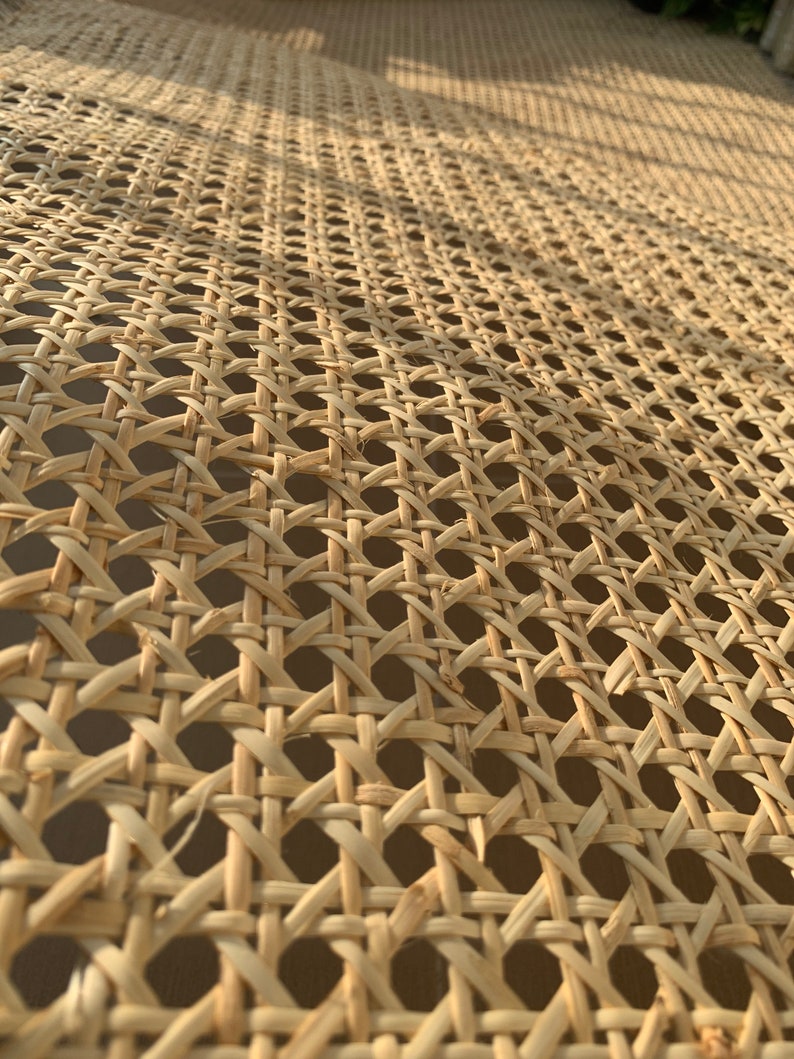 LOWEST PRICE 18/20/24/36/Natural Hexagon Rattan Cane Webbing Roll, Rattan for Cabinet, Rattan Console, DIY Projects image 7