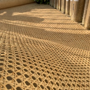 LOWEST PRICE 18/20/24/36/Natural Hexagon Rattan Cane Webbing Roll, Rattan for Cabinet, Rattan Console, DIY Projects image 2