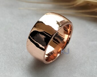 Band ring, pure copper Band ring, Handmade pure ring, men's women's ring, beautiful copper ring, handmade design ring