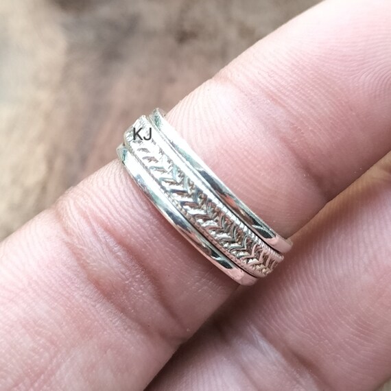 Etsy Trending Ring 925 Sterling Silver Ring Spinner Ring