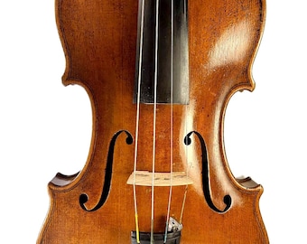 Antique 4/4 Flamed Maple Labeled Violin + Case - Video