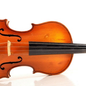 Old Vintage German Made 4/4 Master Violin JACOBUS STAINER+Leather&Wooden Case~VIDEOS!