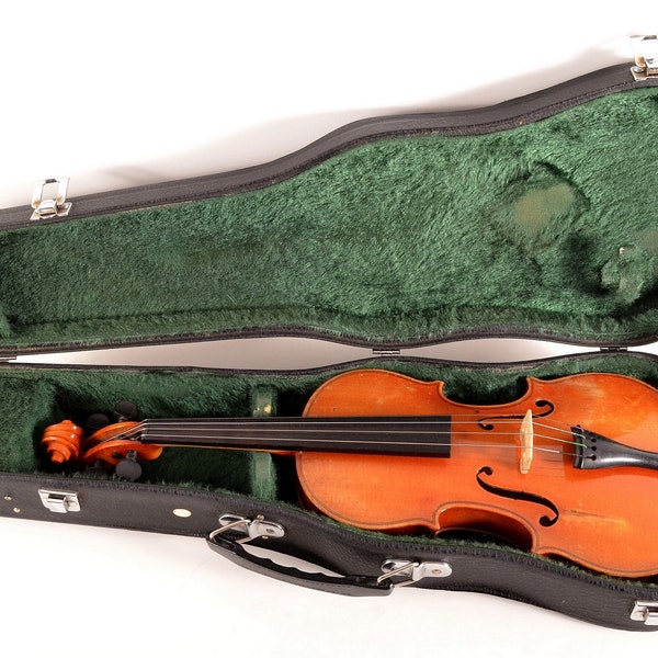 Rare Vintage 1/4 Quality Labaled Violin+Original Hard Case~TOP Promotional Price~instrument for kids~SALE, BERGAIN!!!