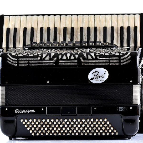 LMMM Top Quality Italian Cassotto Accordion Recanati S.E.M. / PIERMARIA Classique - 120 bass + Case&Brand New Straps ~ Musette - Video