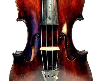 Violín antiguo/antiguo coleccionable 4/4 + estuche rígido - Tono rico - Listo para tocar - Envío gratuito a WW - Video de Youtube 小提琴 バイオリン