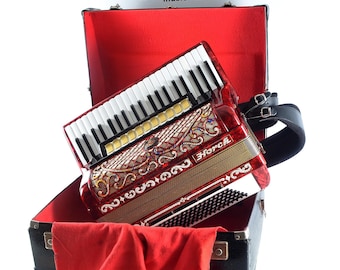 German Made Top Piano Accordion Weltmeister Serino 120 Bass German Made Top Piano Accordion Weltmeister Serino 120 Bass