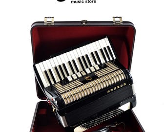 Hohner Verdi II アコーディオン マスターパーンSW付木材ブロック Hohner Verdi II N Accordion: 96 Bass, German Made, With Case - Etsy