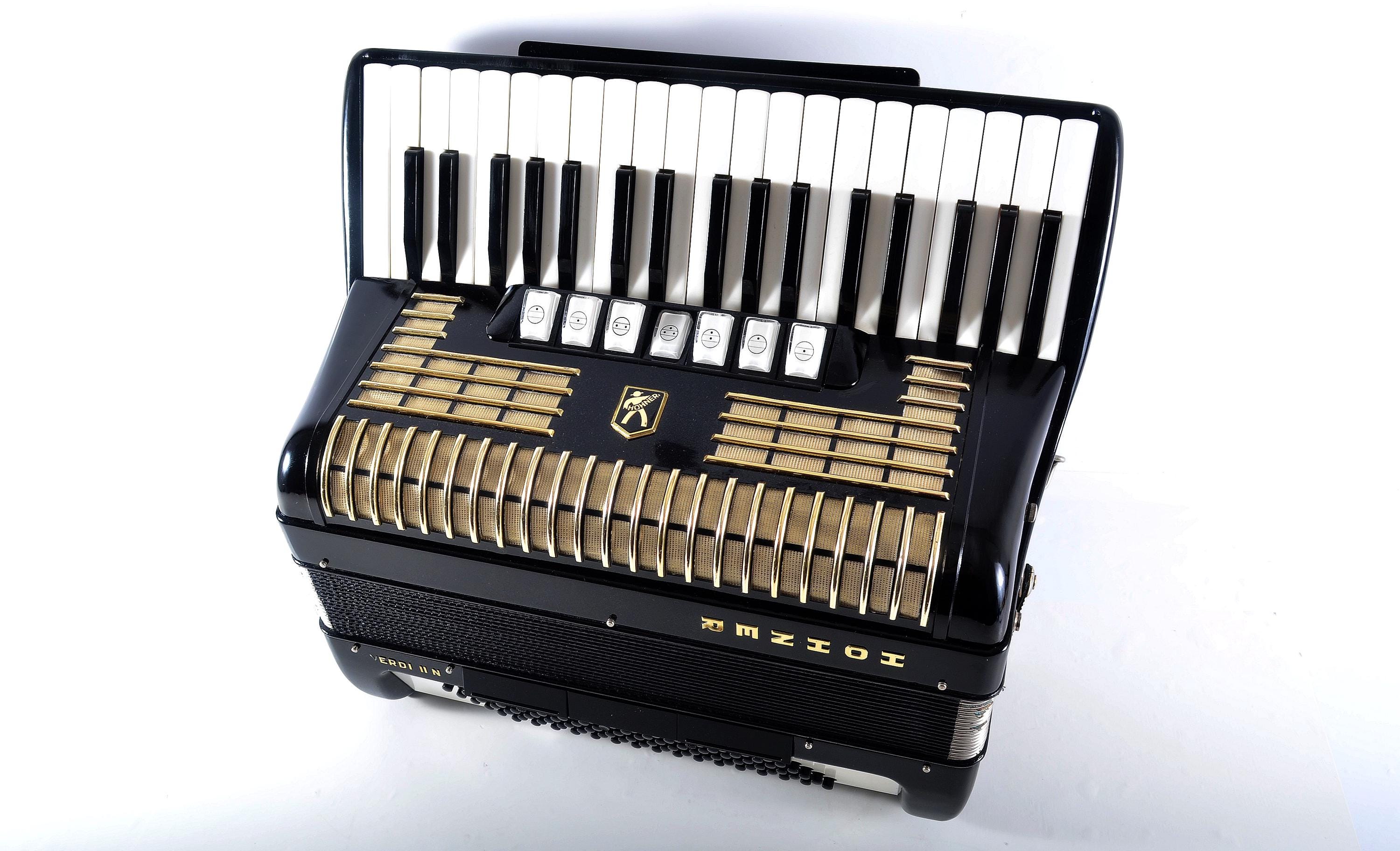 Hohner Verdi II N Accordion: 96 Bass, German Made, With Case - Etsy