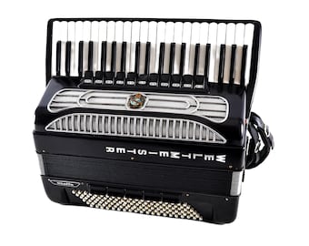 Weltmeister Supita Professional Accordion – 120 Bass, Double Tone Chamber Cassotto, German Made