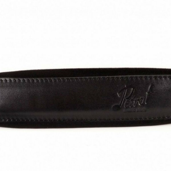 Petrof Accordion New Bass Strap Top Quality Black Leather for 120+++ Accordions