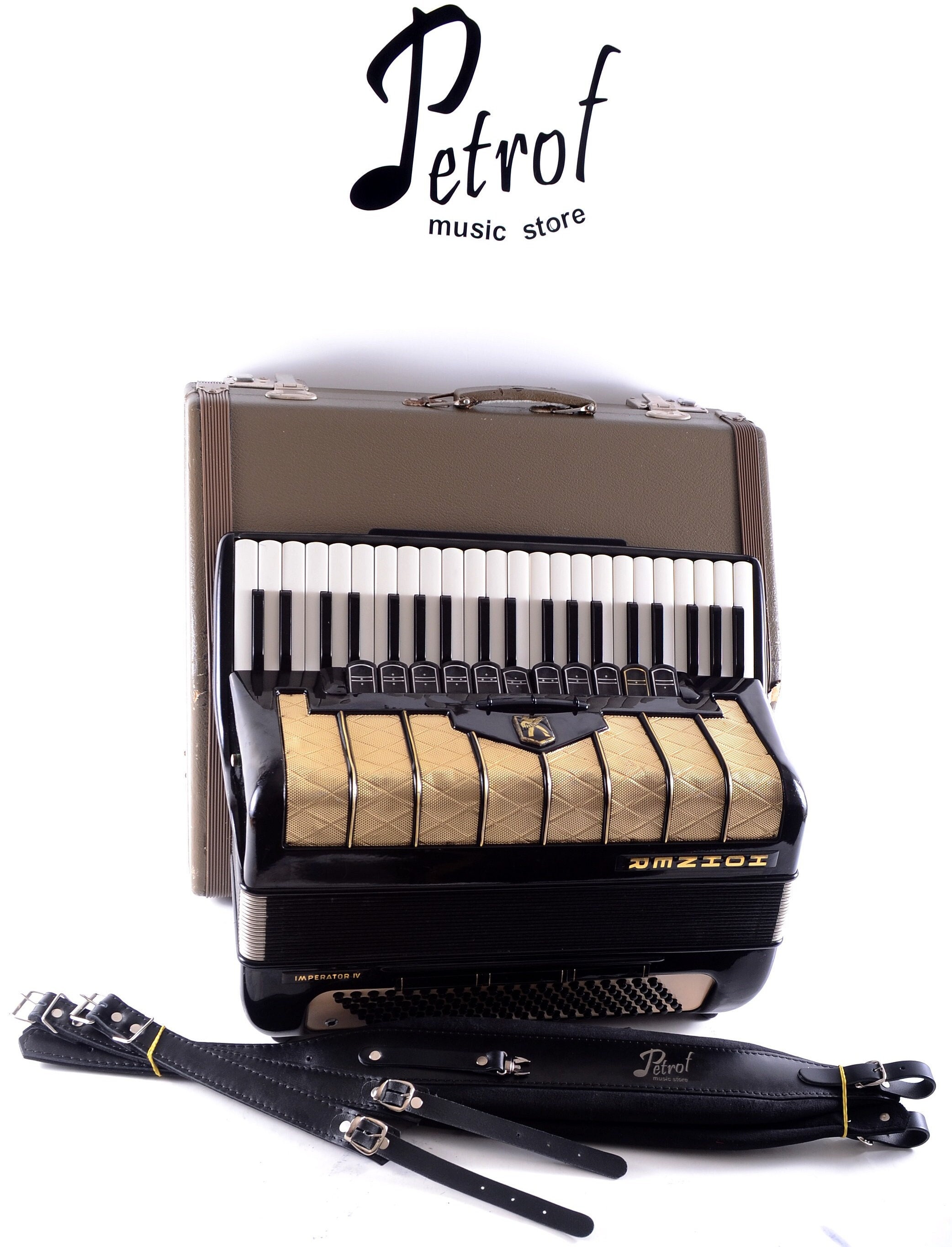 TOP German Made CASSOTTO Accordion Hohner Imperator IV 120 Bass, 14 Reg