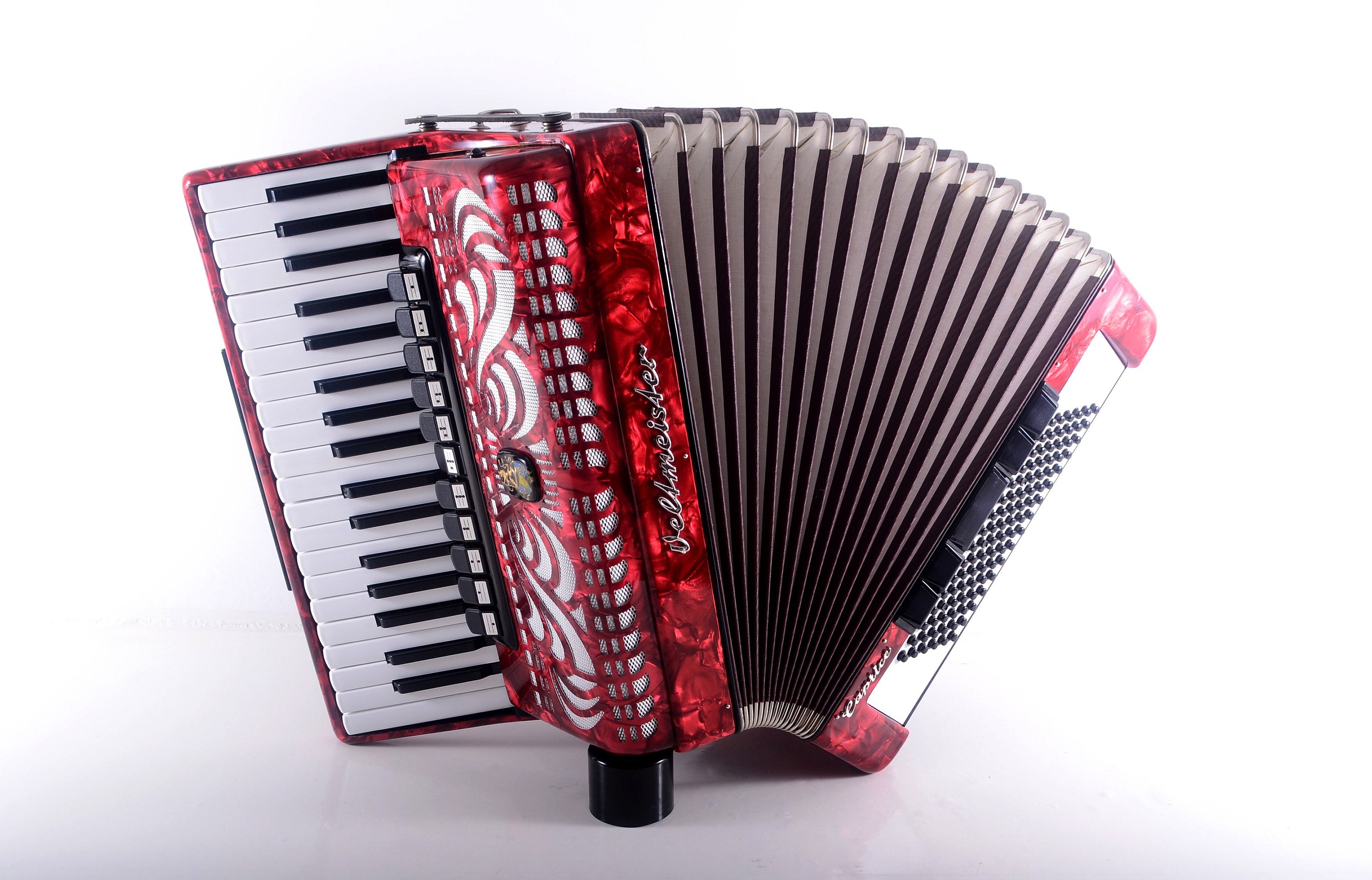 TOP German Made Accordion Weltmeister Caprice 96 Bass,16 Reg.&original