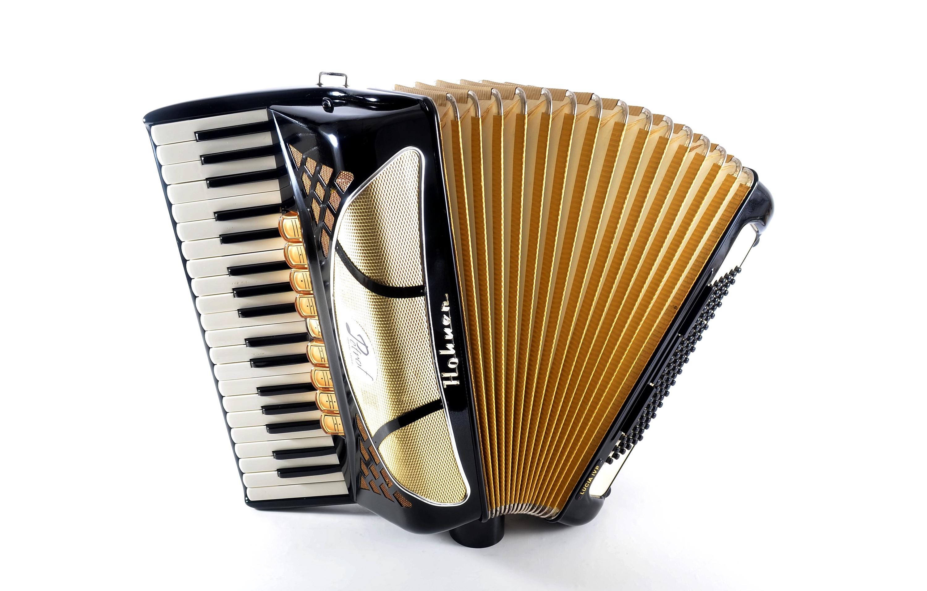 Hohner Lucia IV P Accordion: 96 Bass, 12 Registers, Original Case