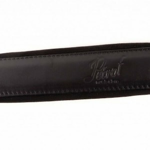 Petrof Accordion Bass Strap Top Quality Genuine Black Leather - 72, 80, 96 basses