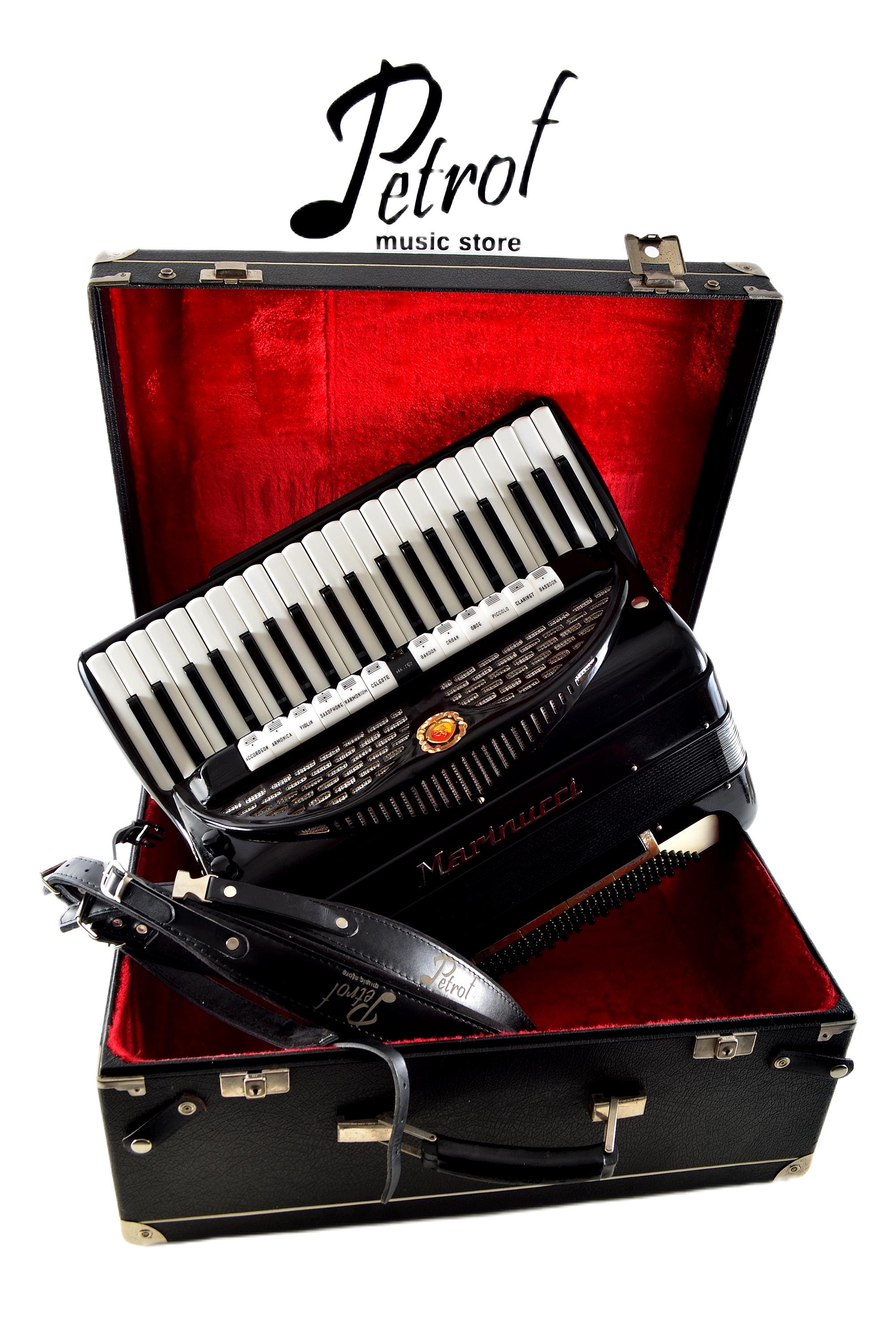 Italian Top Accordion Marinucci Super Mod 975 - 120 Bass + Case