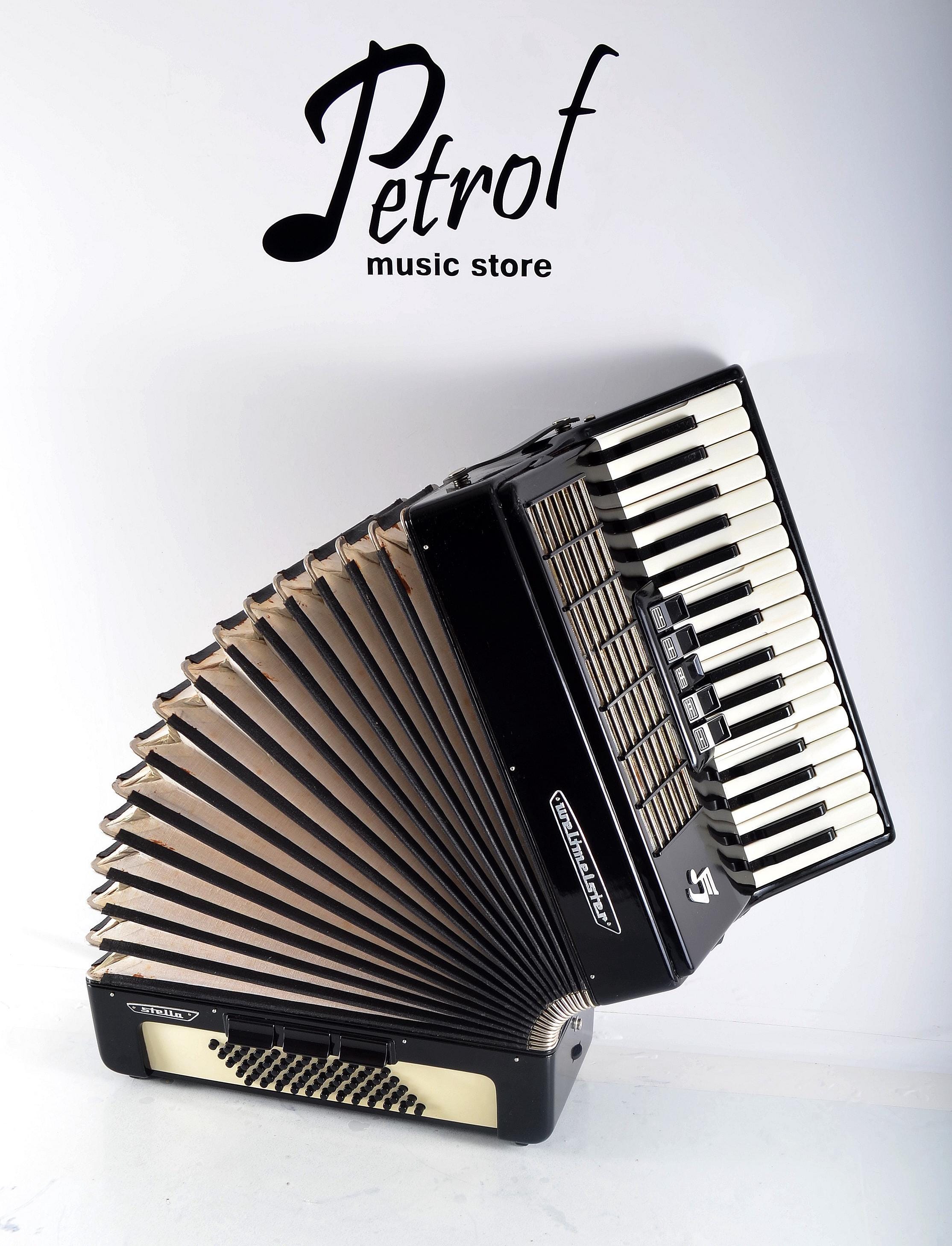 Vintage Weltmeister Stella Accordion – 60 Bass, 8 Register, German