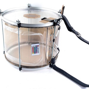 Brand new transparent  16&quot; Drum with Light Remoted Re-Chargeable system - Tupan -Percussion,Davul,Dhol - 100% Handmade, Unique Craftsmanship