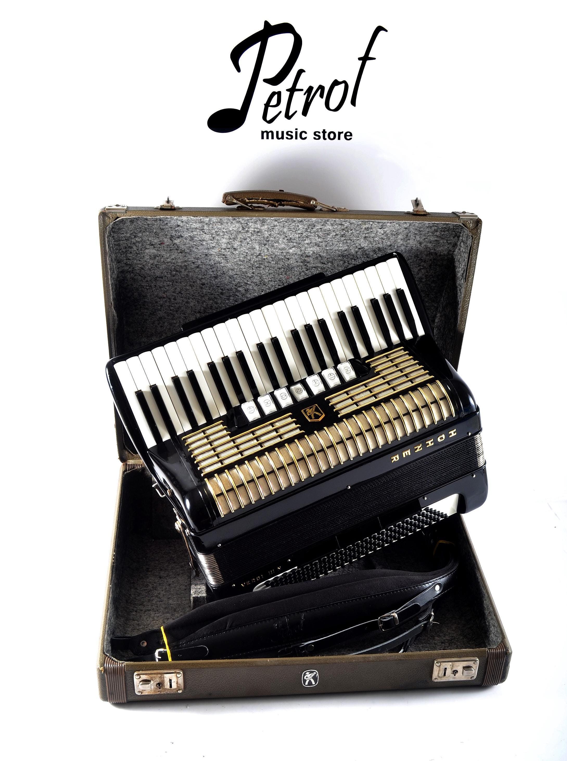 Hohner Verdi III N Accordion: 120 Bass, German Made, Original Case