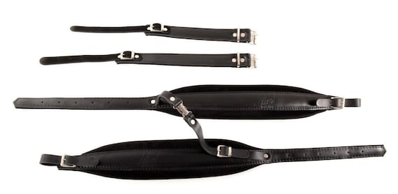 PETROF 100% Genuine Leather Professional Accordion Shoulder Straps