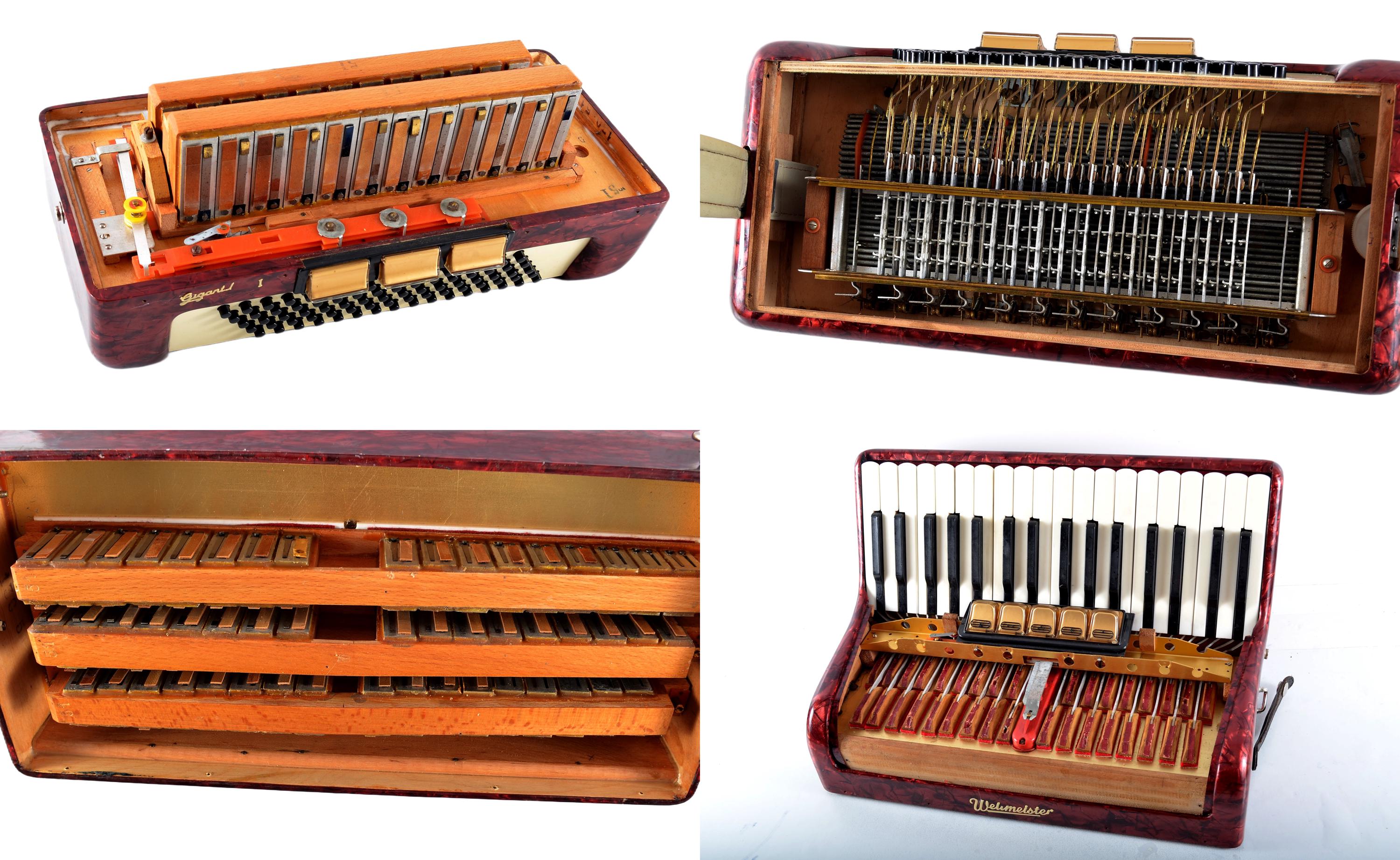 洋書ALTE MEISTERGEIGEN Band Venezianer Vintage Weltmeister Accordion – German Made, 80 Bass With Hard