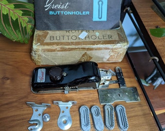 Griest Buttonholer In box with Manual