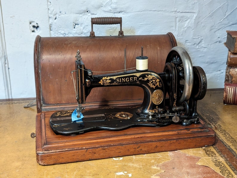 Singer 12K Antique Fiddle Base Sewing Machine image 1