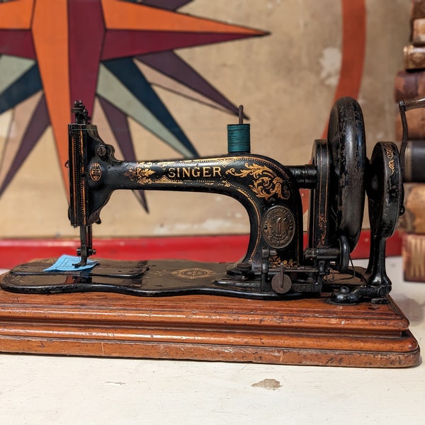 Singer 12K Antique Fiddle Base Sewing Machine