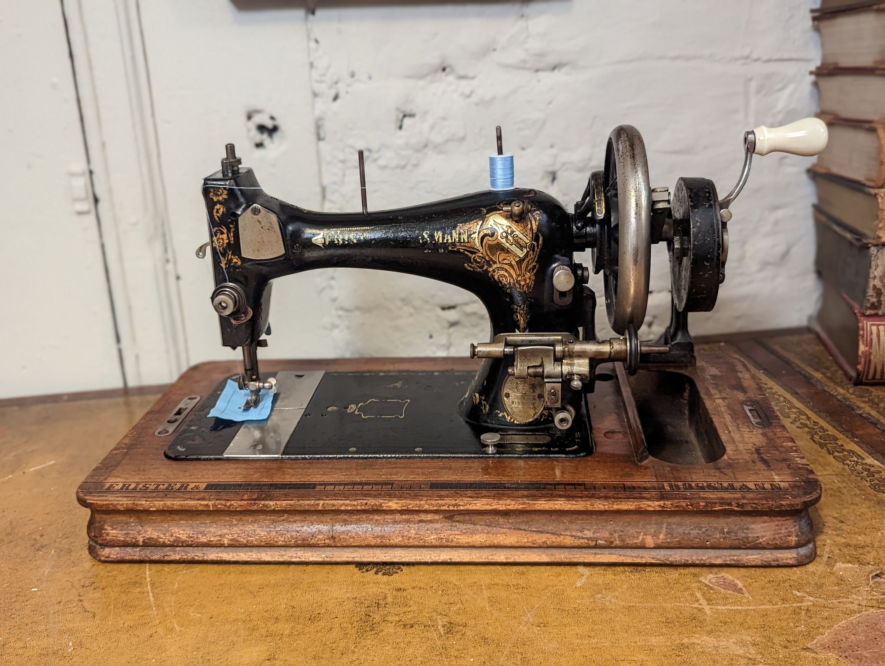 Antique Hand Crank Frister & Rossmans Sewing Machine Etsy