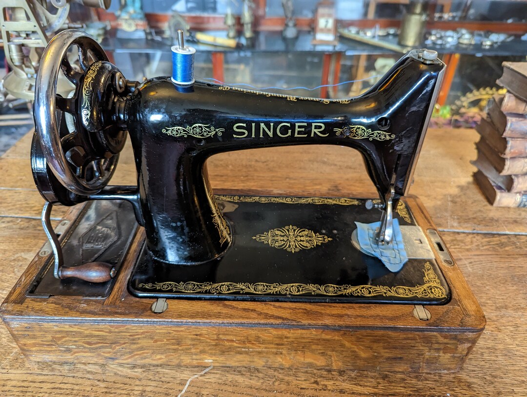 Singer 99K Hand Crank Sewing Machine Etsy