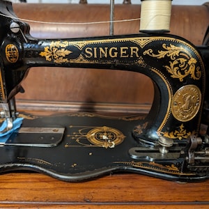 Singer 12K Antique Fiddle Base Sewing Machine image 6