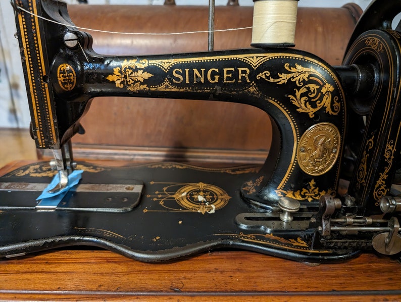 Singer 12K Antique Fiddle Base Sewing Machine image 6