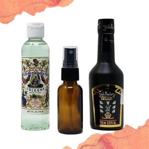 Florida Water & 7 Machos Spray Set for Blessings, Good Luck, Protection, Money and Cleansings Set de Agua Florida y 7 Machos