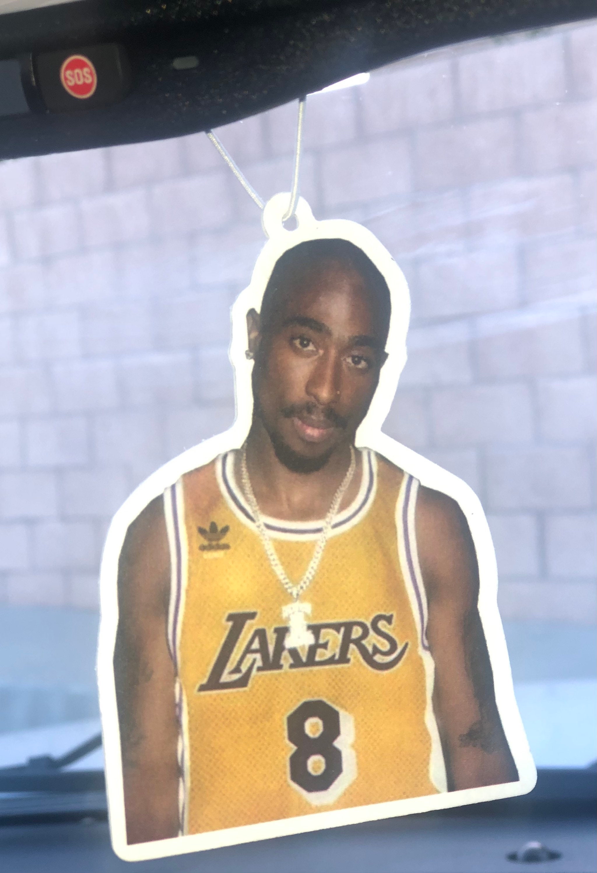 08 Rapper Tupac Shakur Los Angeles Lakers shirt