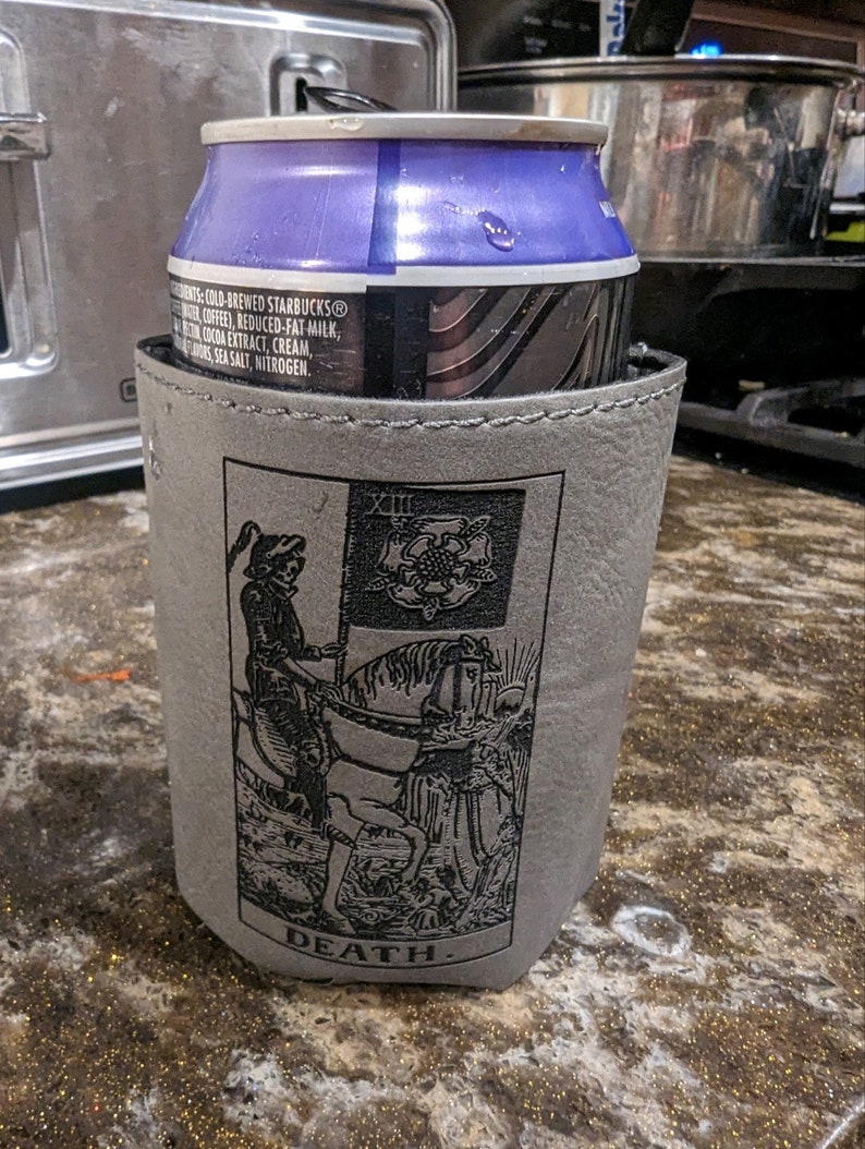 Major and Minor Arcana Tarot Card Can Cooler Gifts for Her Gifts for Him Personalized Can Cooler