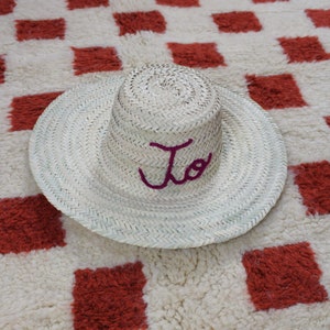 Personalized Bachelorette Party Hats Floppy Beach Hat, Bachelorette Trip Hat, Sun Hat, Honeymoon Beach Hat, Sun Hat, Bride to be Gift image 7